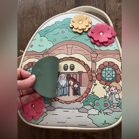 Bioworld Hobbit House Bag with Floral Accents - Picture 2 of 5